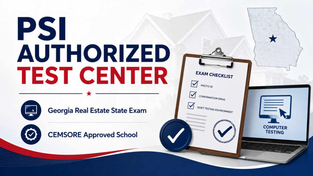 Georgia Real Estate State Exam | PSI & CEMSORE